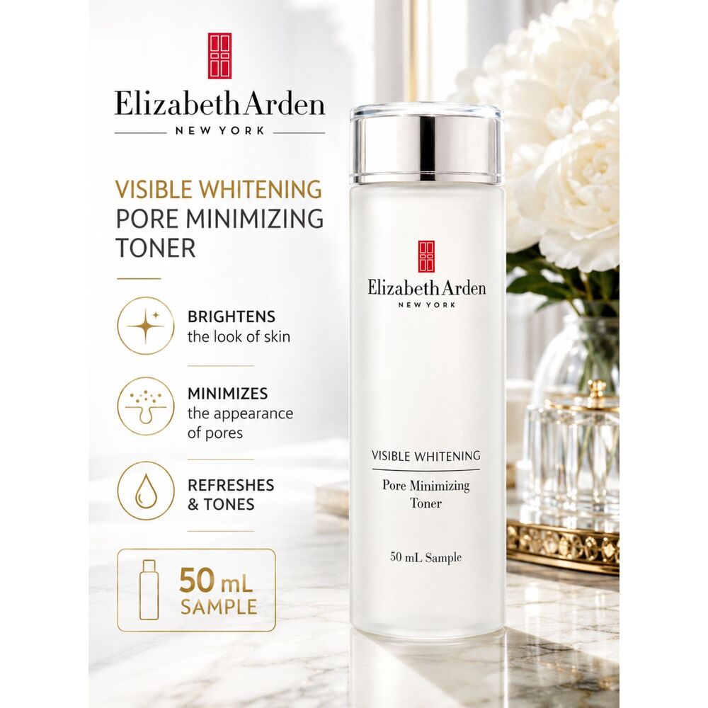 Elizabeth Arden Visible Whitening Pore Minimizing Toner Whitening 50ml Sample